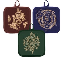 Прихватка МУЛЬТИДОМ "Гарафена" 17x17, 3 цвета HN88-480