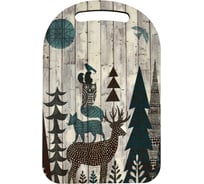 Доска разделочная МУЛЬТИДОМ "Зимняя сказка" 29x18,5 см МБ2-412