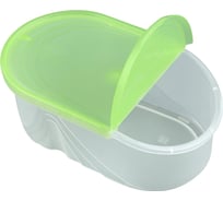 Емкость для сыпучих продуктов МУЛЬТИДОМ Wave 0.5 л, киви, 18x11x7 см ИК 34343000