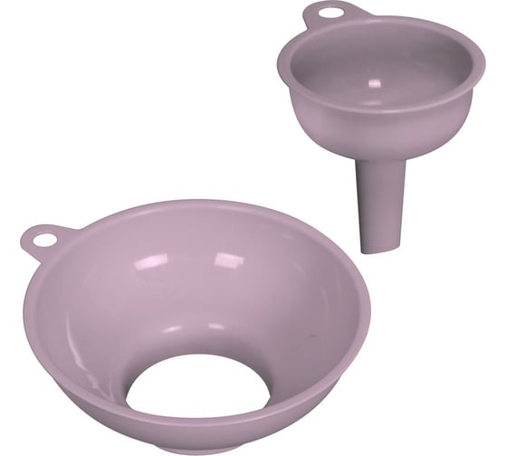 Набор воронок МУЛЬТИДОМ Дуэт 2 шт., max 14.5x16.5x6 см, min 7.5x9.5x9 см, 3 цвета МТ76-162