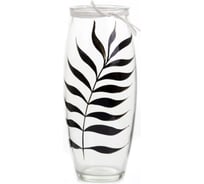 Ваза с ручной росписью Волшебная страна Пальмовый лист, 23.5 см 007032