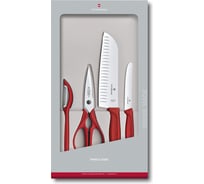 Кухонный набор Victorinox 4 предмета, красный 6.7131.4G