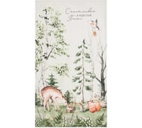 Полотенце Этель Лесная сказка 40x73 см, 100% хлопок, саржа 190 г/кв.м 10226783