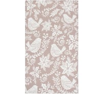 Полотенце Этель Птички узор 40x73 см, 100% хлопок, саржа 190 г/кв.м 10111215