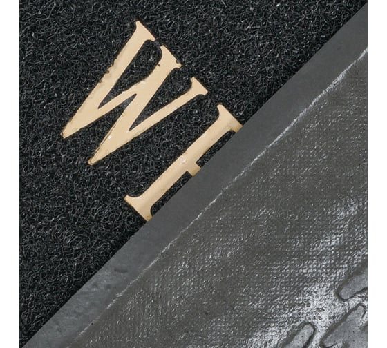 Коврик SUNSTEP Spongy Welcome 50х80 см, черный 38-443