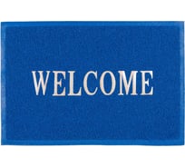 Коврик SUNSTEP Spongy Welcome 40х60 см, синий 38-436