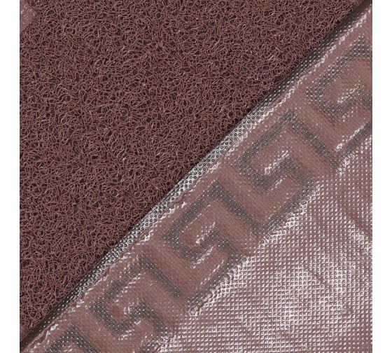 Коврик SUNSTEP Spongy Меандр 50х80 см, коричневый 38-312