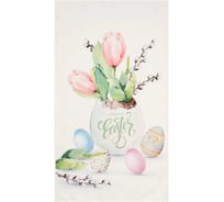 Полотенце Этель Счастливой Пасхи 40x73 см, 100% хлопок, саржа 190 г/кв.м 10226798