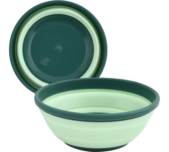 Складная пиала МУЛЬТИДОМ Compact 0.7 л, чайное дерево, 16x16x6 см ИК 22262000