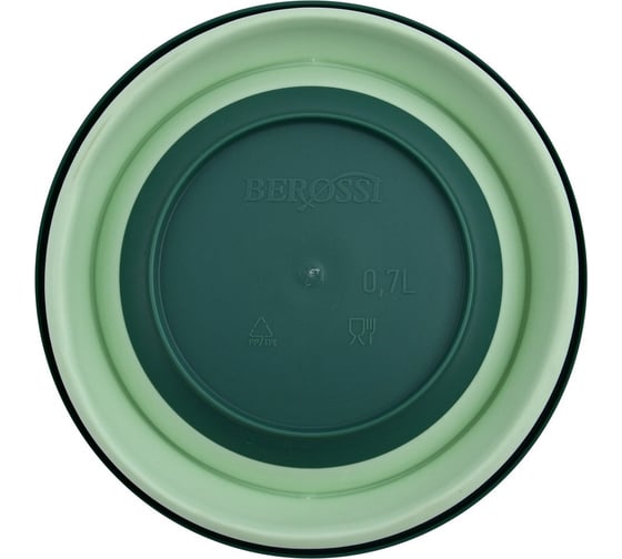 Складная пиала МУЛЬТИДОМ Compact 0.7 л, чайное дерево, 16x16x6 см ИК 22262000