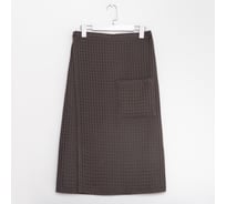 Полотенце вафельное банное Этель "Boho" килт, 75*145 см, светло-серый, 100% хлопок, 290 г/м2 6243530