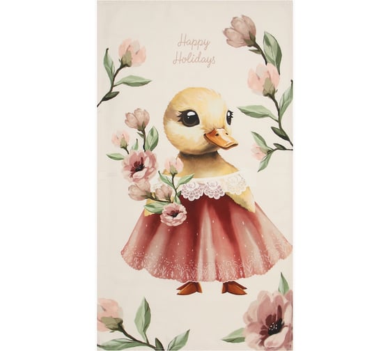 Полотенце кухонное Этель "Happy Holidays" 40x70 см, 100% хлопок, 190 г/м2 10226827 1