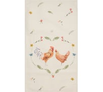 Полотенце Этель Hen love 40x73 см, 100% хлопок, саржа 190 г/м2 10226797