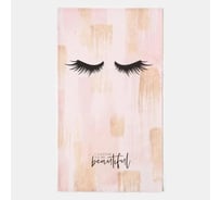 Полотенце Этель Hello beautiful 40x73 см, 100% хлопок, саржа 190 г/м2 4645855
