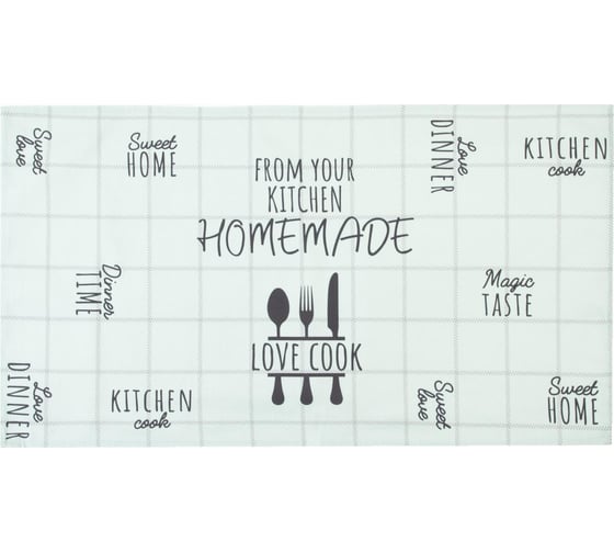 Полотенце Этель Kitchen 40x73 см, 100% хлопок, саржа 190 г/м2 5423087