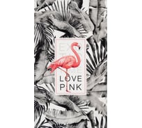 Полотенце Этель LOVE PINK 40x73 см, 100% хлопок, саржа 190 г/м2 4697893