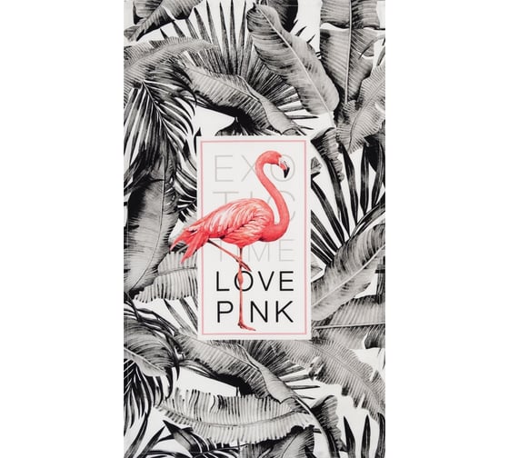 Полотенце Этель LOVE PINK 40x73 см, 100% хлопок, саржа 190 г/м2 4697893