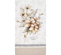 Полотенце Этель Floral mood 40x73 см, 100% хлопок, репс 210 гр/м2 4645829