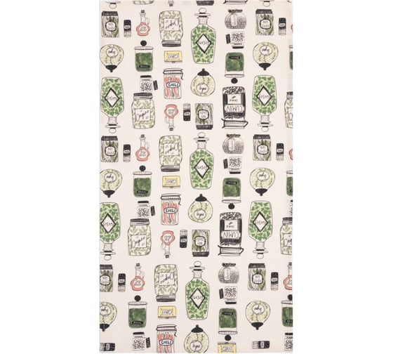 Полотенце Этель Kitchenware 40x73 см, 100% хлопок, саржа 190 гр/м2 7560429 1