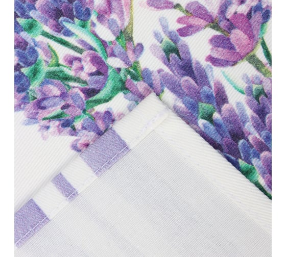 Полотенце Этель Lavander 40x73 см, 100% хлопок, саржа 190 г/м2 10111211