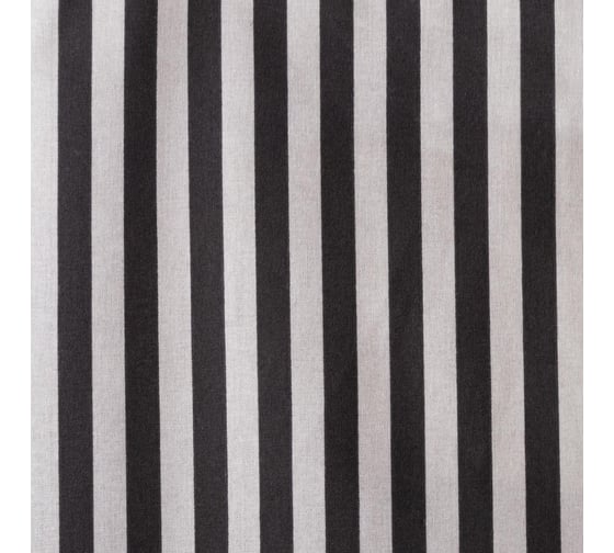 Комплект постельного белья Этель Полоса 1.5 спальное, 143х215, 140х200х25, 50х70 см-2 шт., серый, 100% хлопок, бязь, 136 г/м2 5515484