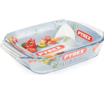 Блюдо для запекания и выпечки PYREX IRRESISTIBLE 35x23 см, прямоугольное 408B000/7046