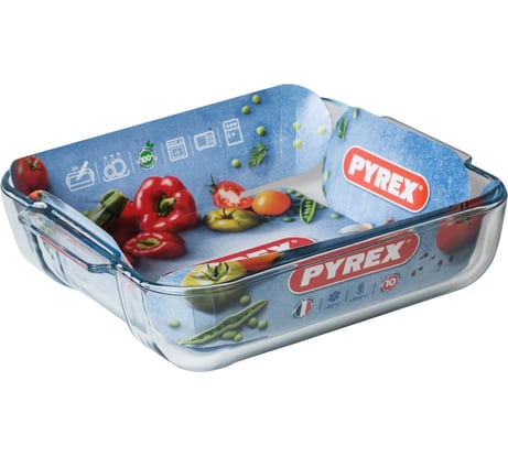 Блюдо для запекания и выпечки PYREX SMART COOKING 25x21 см, квадратное 220B000/7046