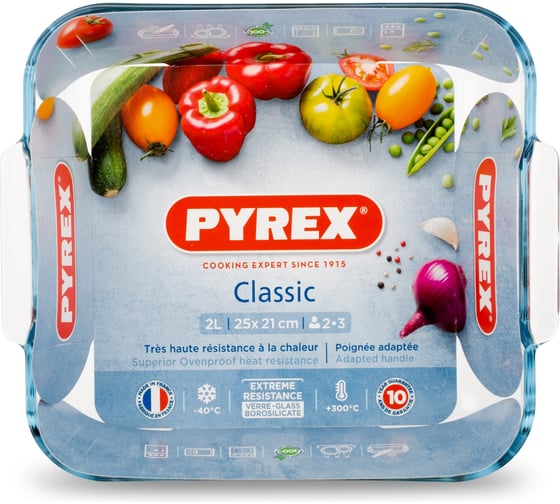 Блюдо для запекания и выпечки PYREX SMART COOKING 25x21 см, квадратное 220B000/7046