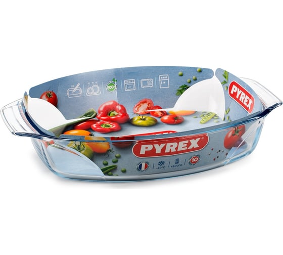 Блюдо для запекания и выпечки PYREX IRRESISTIBLE 39x27 см, овальное 412B000/7044