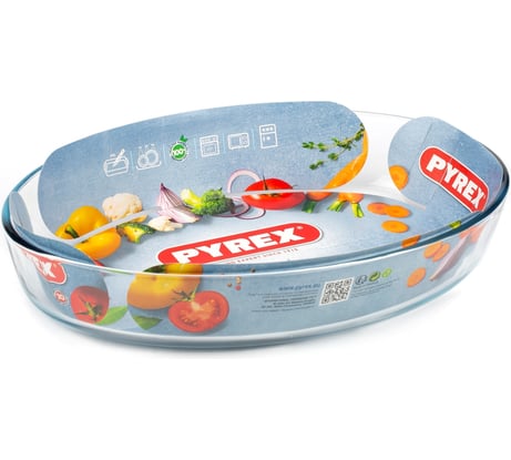 Блюдо для запекания и выпечки PYREX SMART COOKING 35x24 см, овальное 346B000/5046