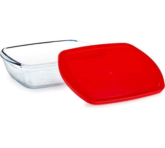 Блюдо для запекания и выпечки PYREX O CUISINE 28x20x8 см, с крышкой, прямоугольное 216PC00/1045 1