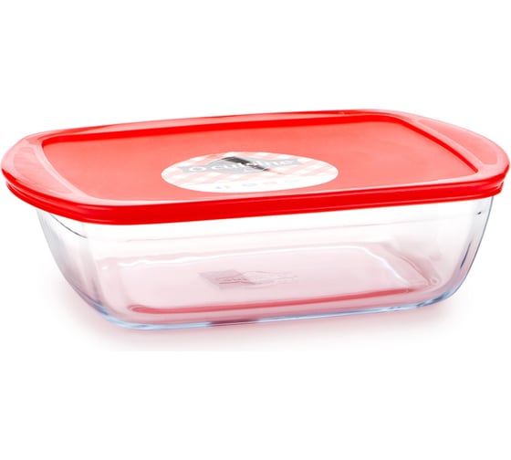 Блюдо для запекания и выпечки PYREX O CUISINE 28x20x8 см, с крышкой, прямоугольное 216PC00/1045