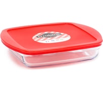 Блюдо для запекания и выпечки PYREX O CUISINE 22x22 см, с крышкой, квадратное 209PC00/1045