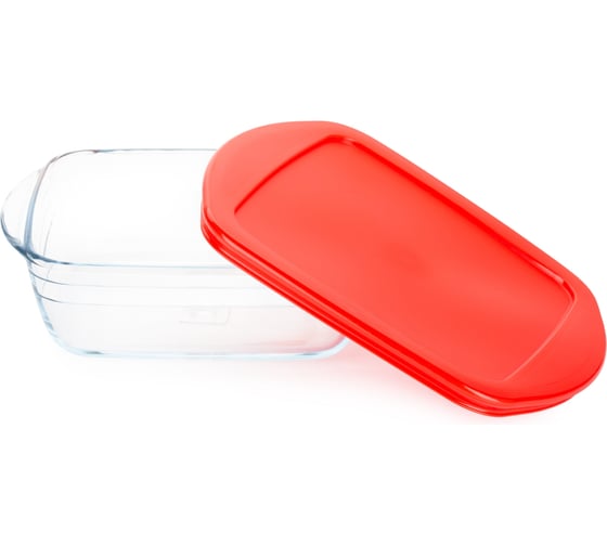 Блюдо для запекания и выпечки PYREX O CUISINE 20x17x5.5 см, с крышкой, квадратное 211PC00/1046