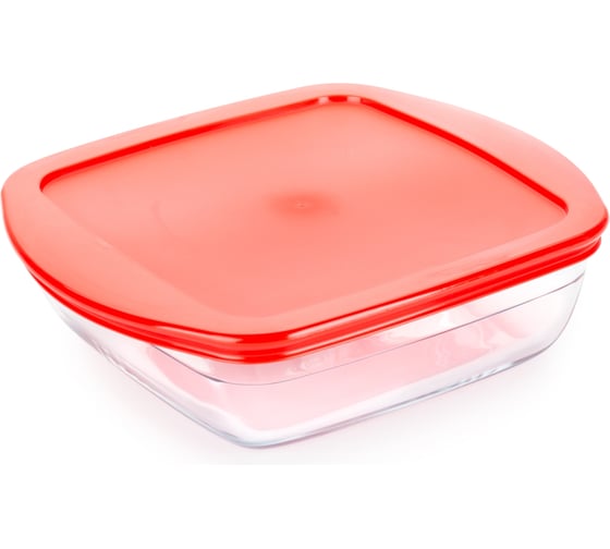 Блюдо для запекания и выпечки PYREX O CUISINE 20x17x5.5 см, с крышкой, квадратное 211PC00/1046