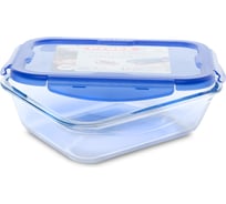 Форма для запекания и выпечки PYREX COOK and GO 1.9 л, 25x19x7 см, прямоугольная, с крышкой 282PG00ST