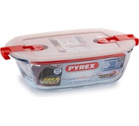 Блюдо для запекания и выпечки PYREX COOK and HEAT 1.2 л, 23x15x7 см, прямоугольное, с крышкой 215PH00/7145