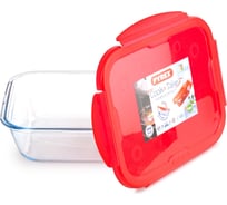 Форма для запекания и выпечки PYREX COOK and TAKE 3.5 л, 30x23x8 см, прямоугольная, с крышкой 283PG00R