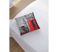 Наволочка декоративная JoyArty на молнии, чехол на подушку Эксурсия по Лондону 45x45 см sl_14659