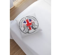 Наволочка декоративная JoyArty на молнии, чехол на подушку Эмблема Лондона 45x45 см sl_27696