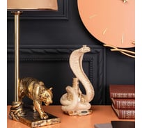 Скульптура BOGACHO Змея Кобра Астрид 22963/бежевый