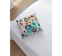 Наволочка декоративная JoyArty на молнии, чехол на подушку Счастливый кот 45x45 см sl_25254