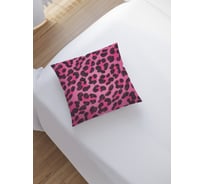 Наволочка декоративная JoyArty на молнии, чехол на подушку Окрашенный леопард 45x45 см sl_37251