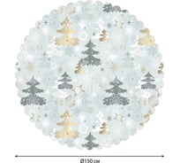 Круглая скатерть на стол JoyArty с принтом 150x150 см, серия Новый год и Рождество rtcf01_20281_150x150