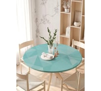 Скатерть на кухонный стол JoyArty Грани абстракции, круглая на резинке, диаметр 105-120 см frtc_33398_140x140