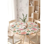 Скатерть на кухонный стол JoyArty Дары флоры, круглая на резинке, диаметр 105-120 см, серия 44993 frtc_422894_140x140