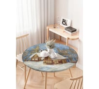 Скатерть на кухонный стол JoyArty Зимний вечер, круглая на резинке, диаметр 75-100 см frtc_378912_120x120