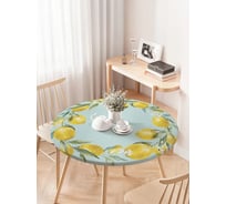Скатерть на кухонный стол JoyArty Лимонный фреш, круглая на резинке, диаметр 75-100 см frtc_378302_120x120