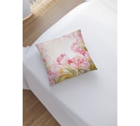 Наволочка декоративная на молнии, чехол на подушку JoyArty "Бурный сад” 45x45 см sl_2858