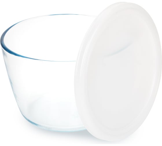 Форма для запекания и выпечки PYREX COOK and FREEZ с крышкой, 1.6 л, 16x11 см, круглая 155P001/7044 1